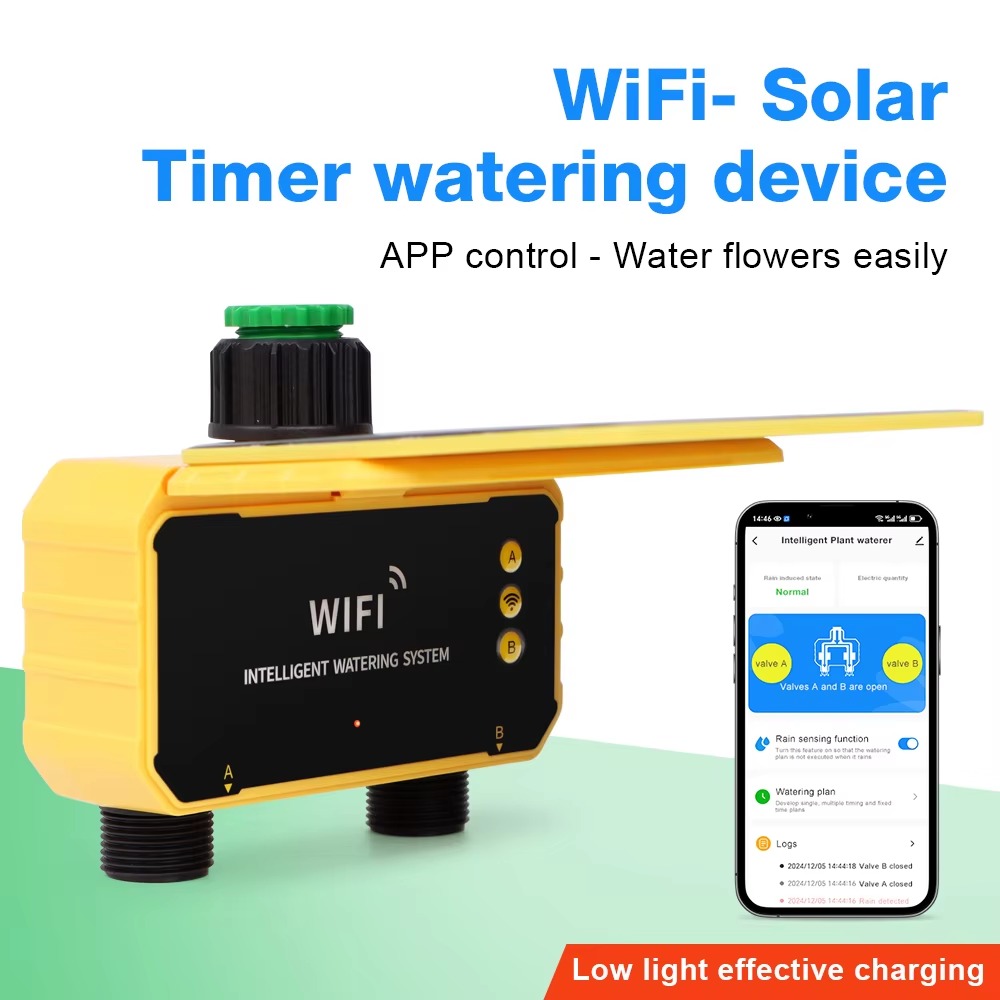 Smart Garden System - 1/2 Çıkışlı WIFI Güneş Enerjili Sulama