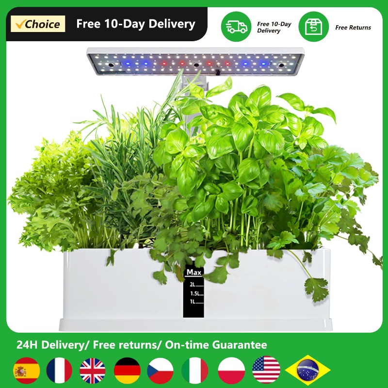Grow Light Led - 9 Bölmeli Akıllı Hidroponik Yetiştirme Sistemi