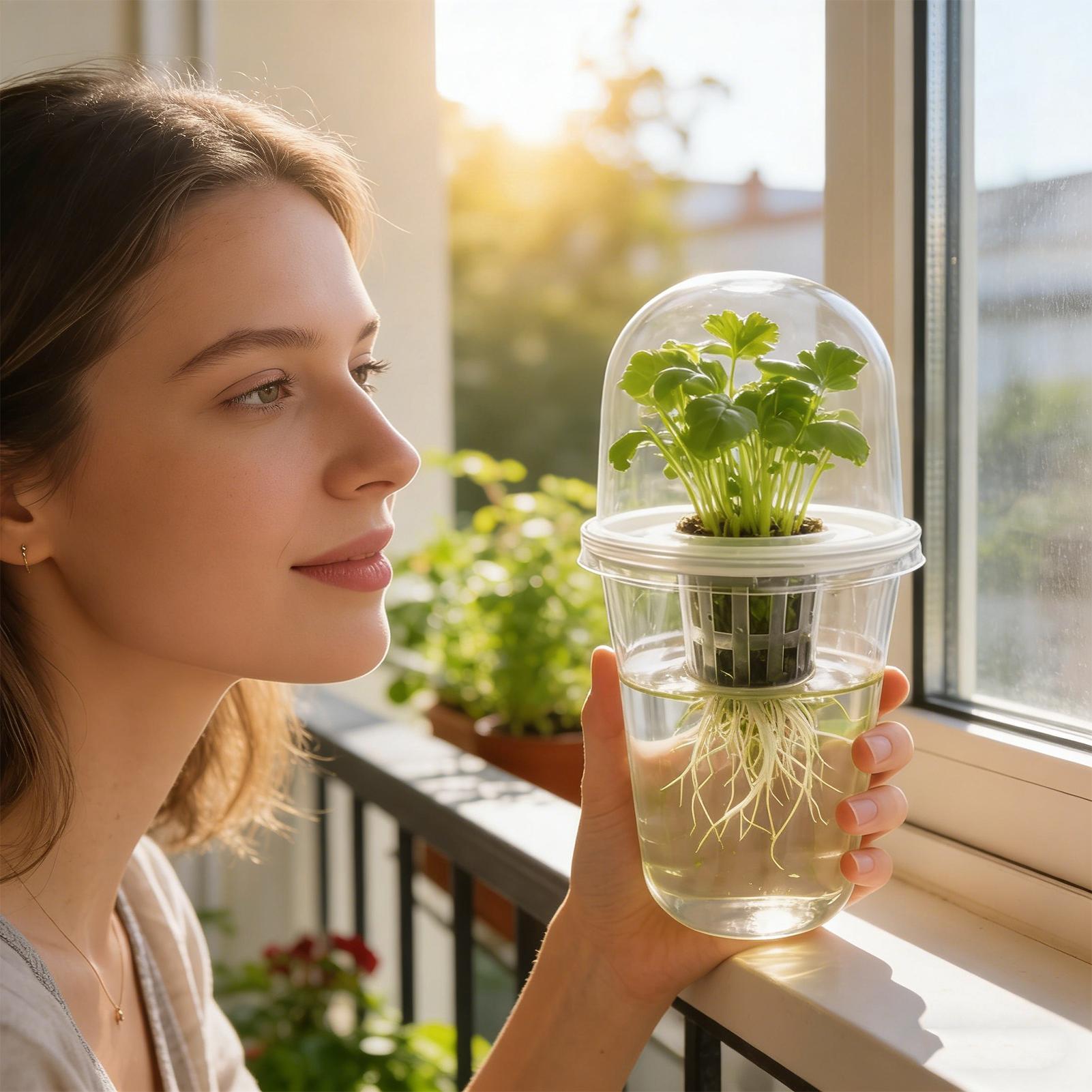 1-5 adet Görünür Şeffaf Bitki  - Hydroponic Grow Pod incelemesi ve fiyatı