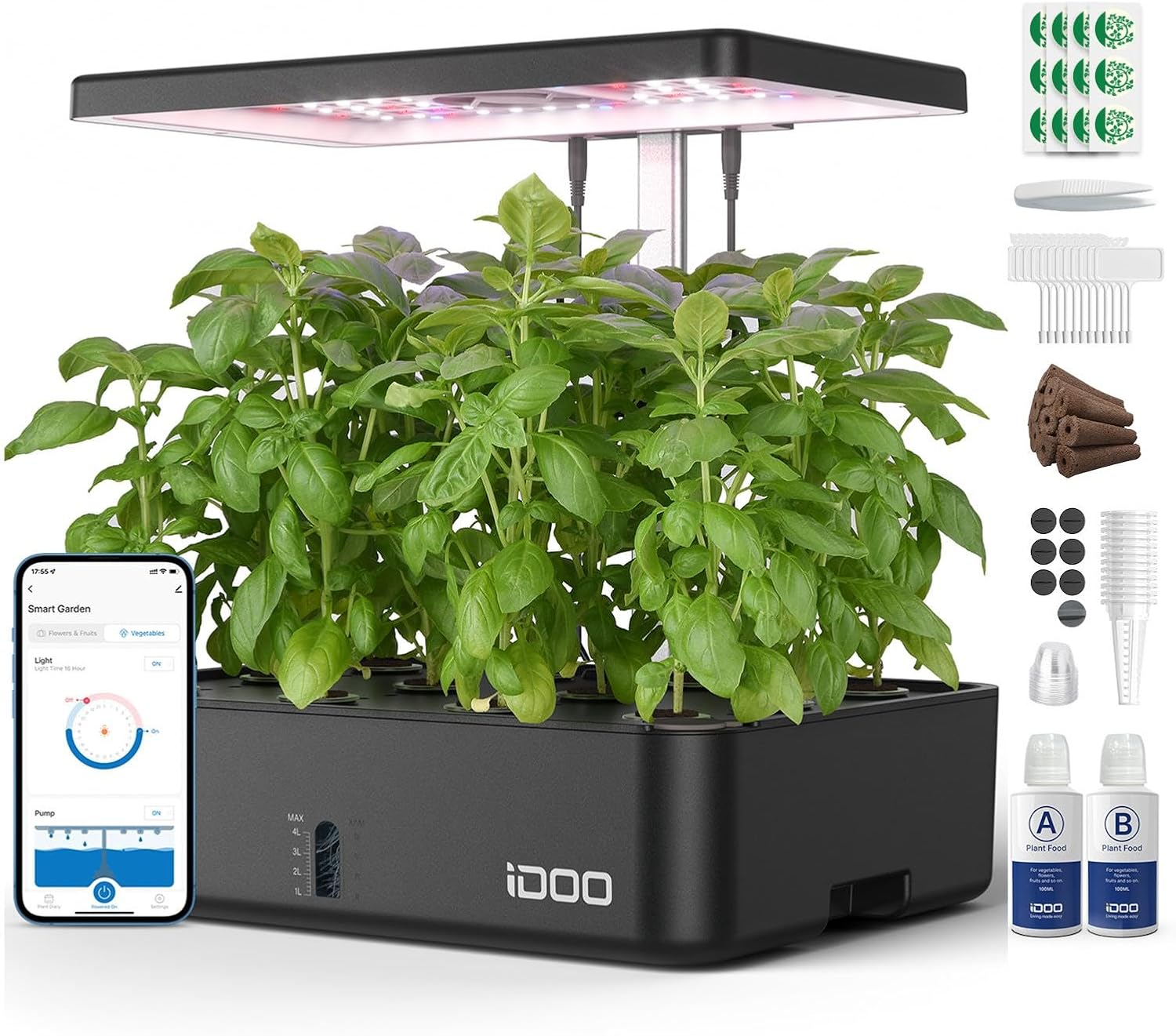 12 Bölmeli WiFi Hidroponik Yet - Hydroponic Grow Pod incelemesi ve fiyatı